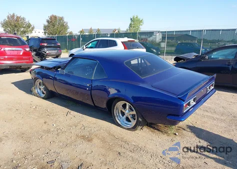 1968 Chevrolet Camaro from USA, damaged, VIN XXXX124378N326608